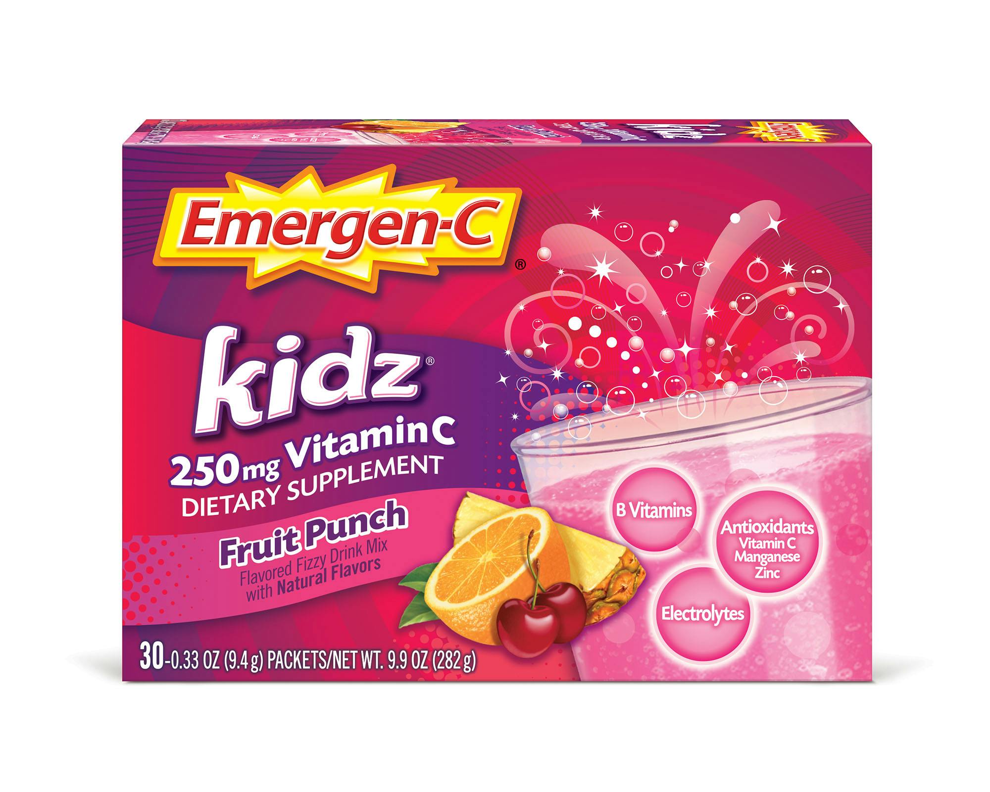 Kidz Fruit Punch Immune Support box