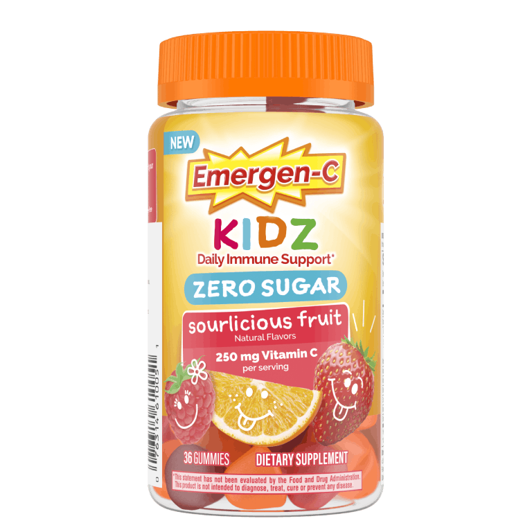 Packet of Emergen-C Kidz Fruit Punch