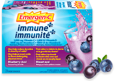 Emergen-C Immunité+ Bleuet-açai