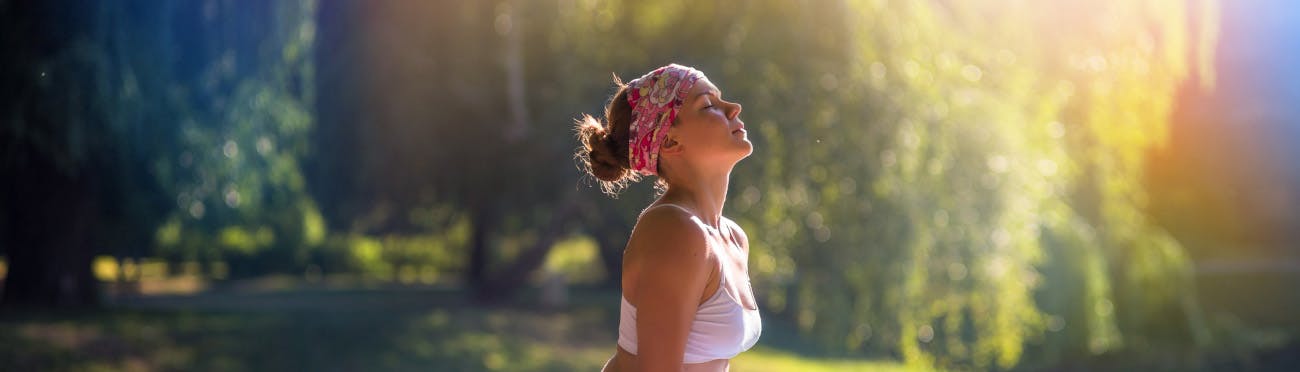 Women doing yoga to relieve stress