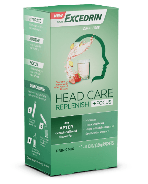 Excedrin Head Care Replenish +Focus