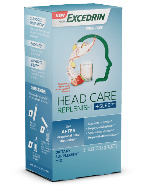 Excedrin Head Care Replenish +Sleep