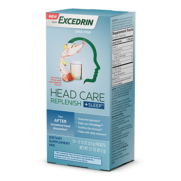 Excedrin head care sleep right
