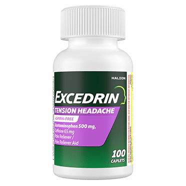 Excedrin tension bottle