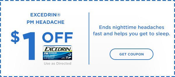 Excedrin Coupon PM Headache