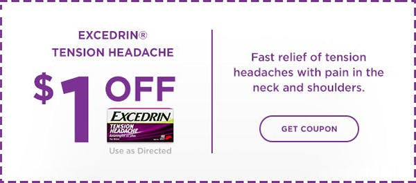 Excedrin Coupon Tension Headache