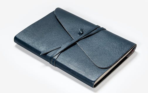 a leather migraine diary