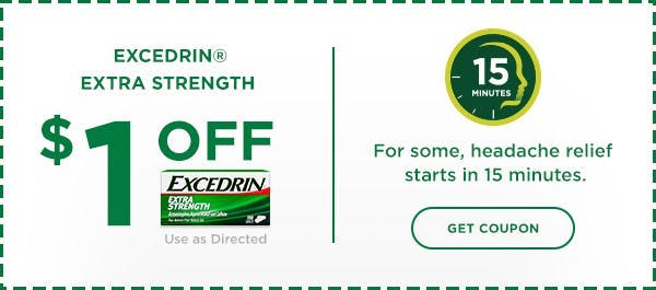 Excedrin Coupon Extra Strength