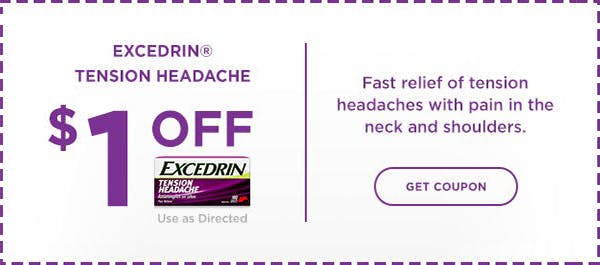 Excedrin tension headache coupon 