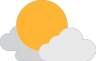 sun and cloud icon 