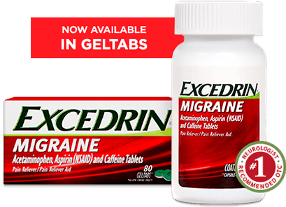 Find Headache Relief with Excedrin Geltabs