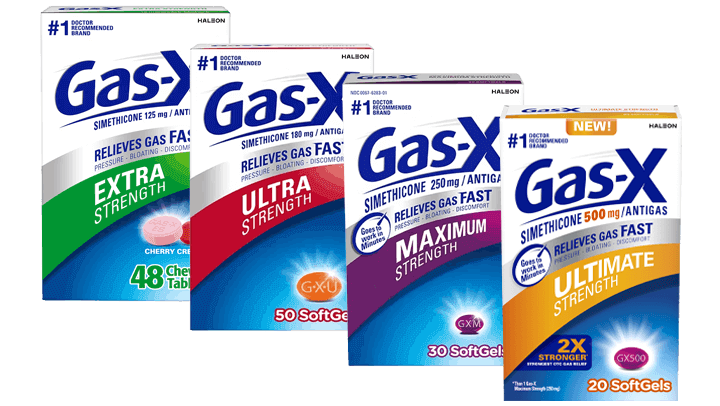 Gas-X Products 4-Pack