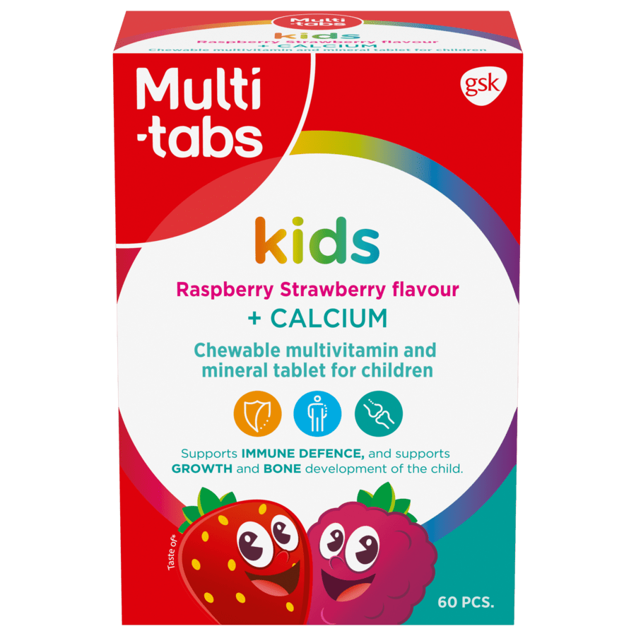 Box of Multi-tabs Kids + Calcium