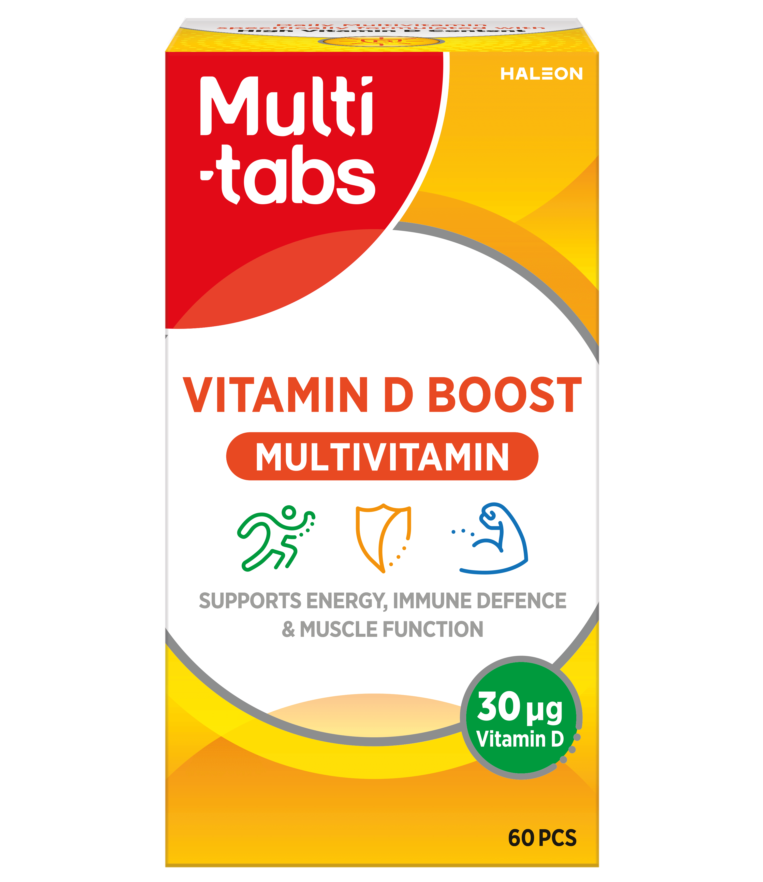 Box of Multi-tabs Vitamin D boost