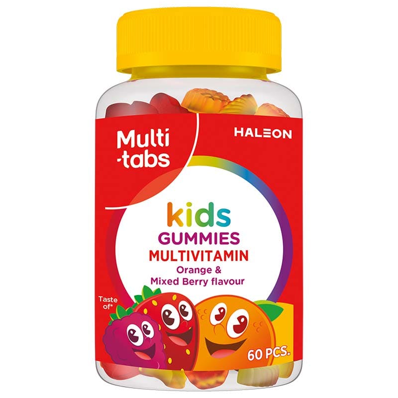 Laatikko Multi-tabs Kids Gummies Multivitamin