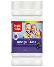 Omega-3 Kids | Fiskeolie uden smag af fisk | Multi-tabs DK