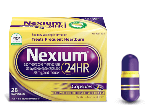 Over-the-Counter Frequent Heartburn Relief | Nexium 24HR