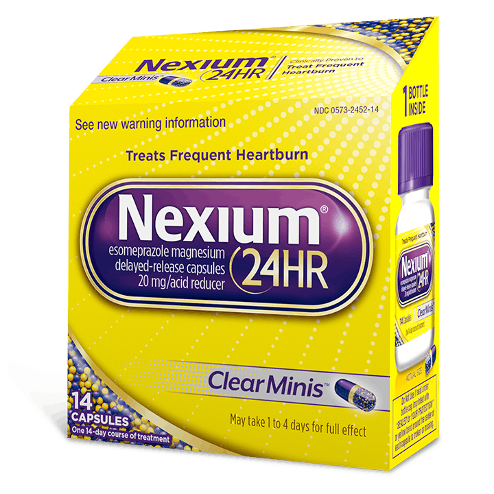 Producto Nexium 24HR Clearminis™ 14 ct