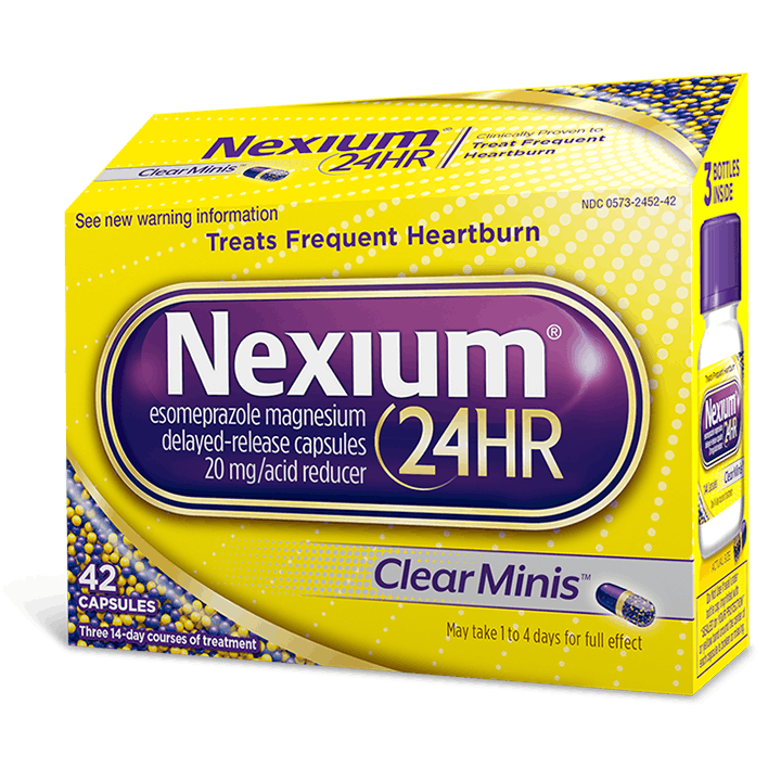 Producto Nexium 24HR Clearminis™ 