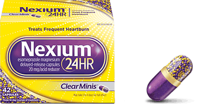 ClearMinis Frequent Heartburn Protection | Nexium 24HR