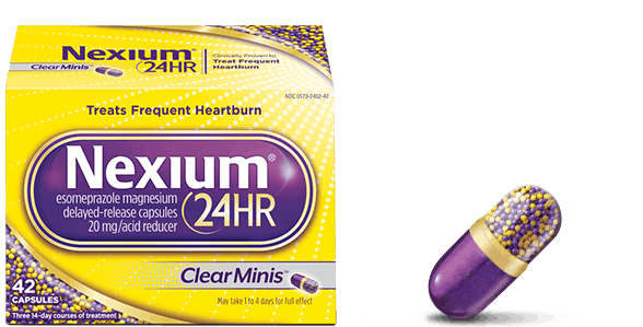 24-Hour Heartburn Relief Products | Nexium® 24HR