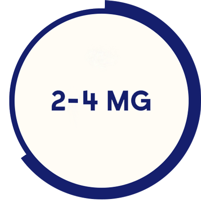 2 mg tai 4 mg kohtalainen tupakointi
