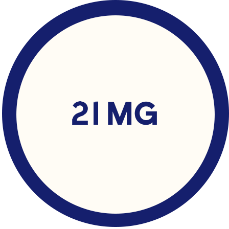 21 mg runsas tupakointi