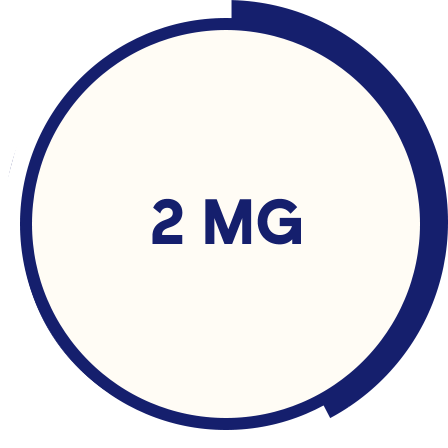 2 mg Lichte roker 