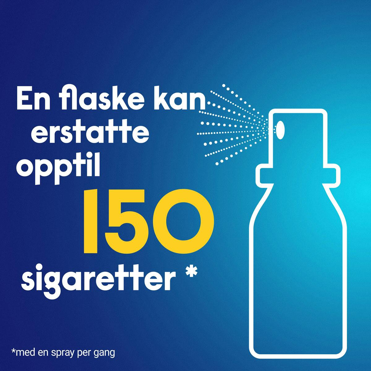 wn flaske kan erstatte opptil 150 sigaretter 