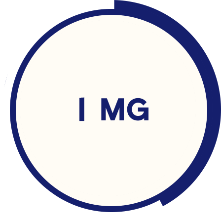 1 mg Mild/måttlig rökning