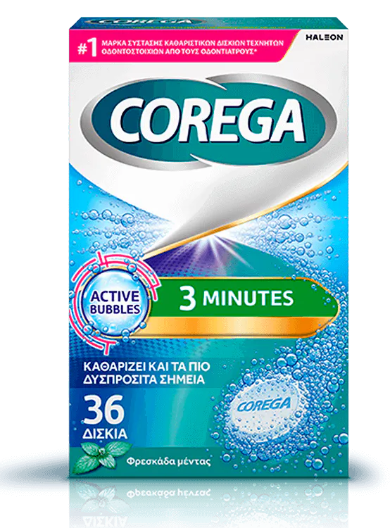 Corega 3 minutes