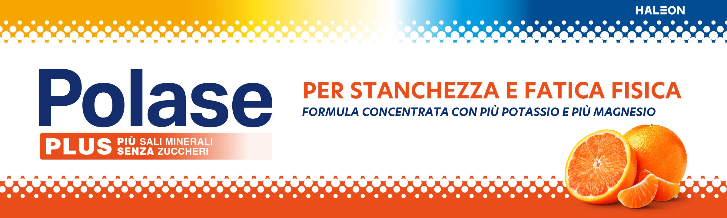 Polase Plus è per stanchezza e fatica fisica. Formula concentrata con più potassio e più magnesio rispetto a Polase Classico