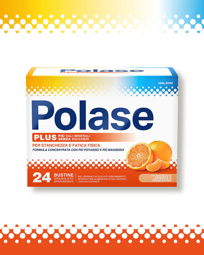 Polase Plus 24 bustine con vero succo di arancia e mandarino