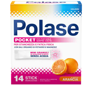 Polase Pocket 14 stick al gusto di arancia