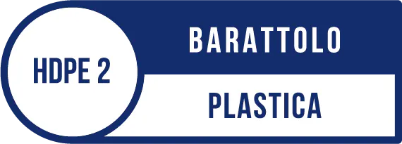 Barattolo in plastica