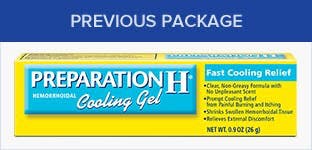 Cooling Gel previous package Cooling Gel previous package