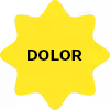 Dolor/inflamación y forma de alivio amarillo