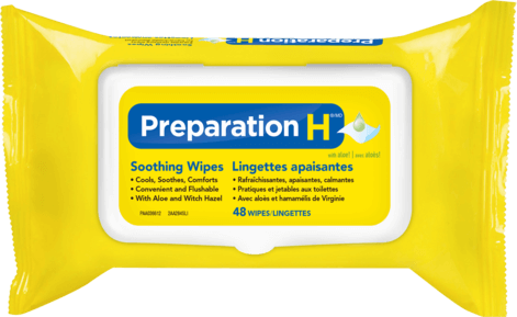 Preparation H Soothing Wipes Packshot