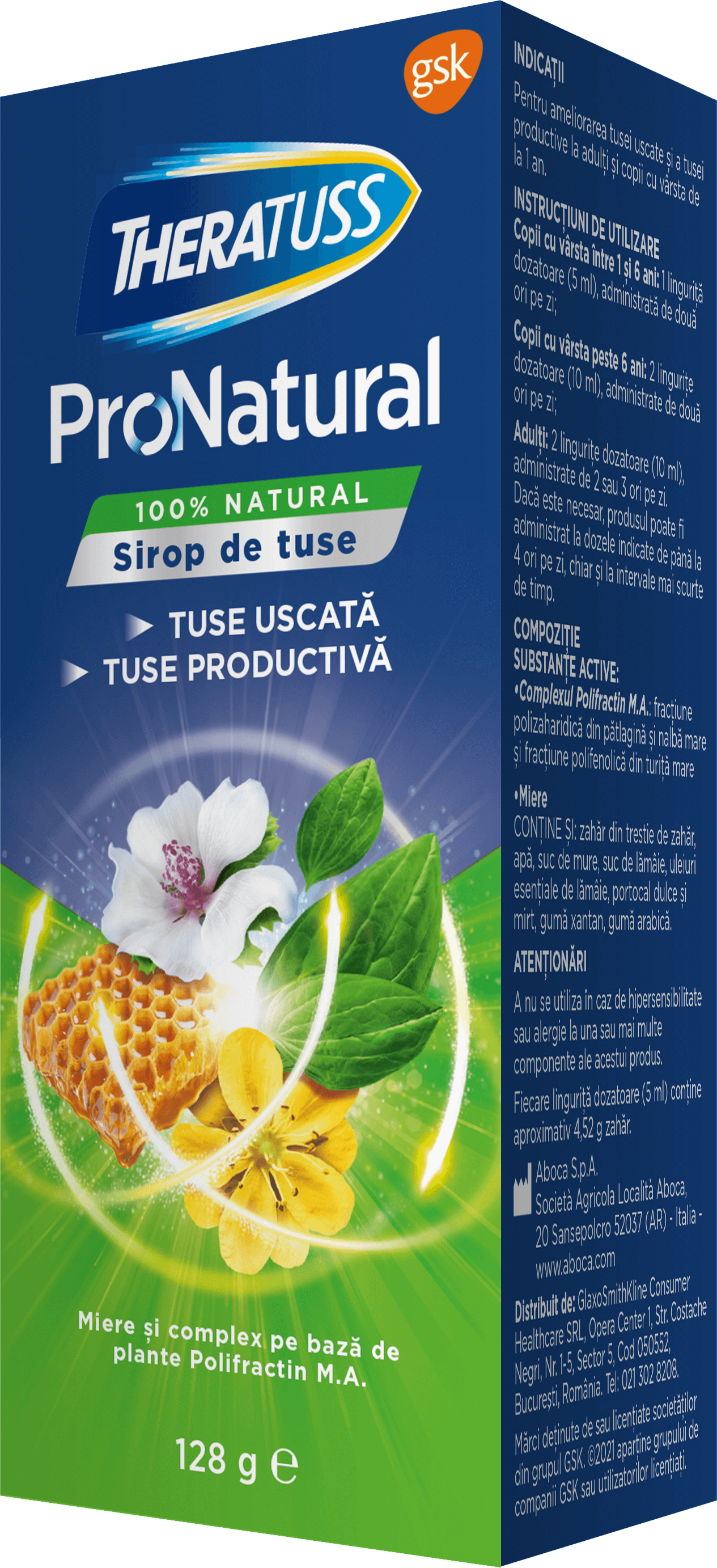 Siropul de tuse TheraTuss ProNatural Siropul de tuse TheraTuss ProNatural