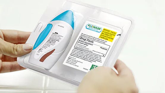 flonase sensimist allergy relief nasal spray packaging and drug facts