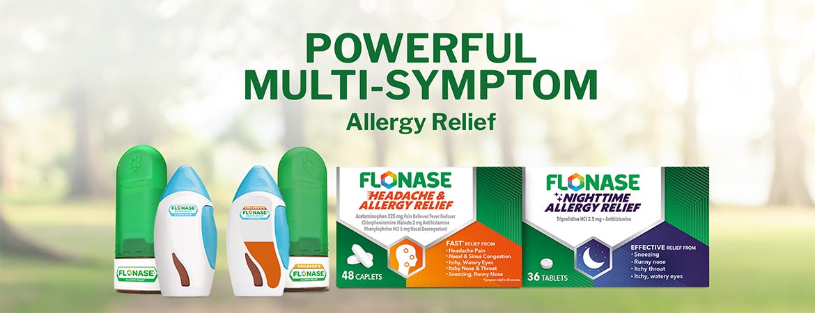 Flonase allergy relief caplets and tablets