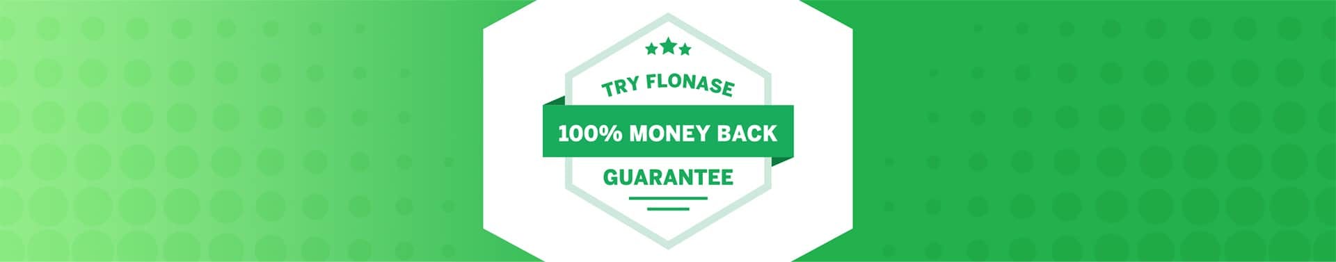 Flonase money back gurantee