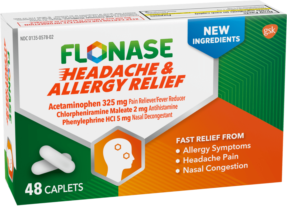 FLONASE Headache & Allergy Relief Caplets