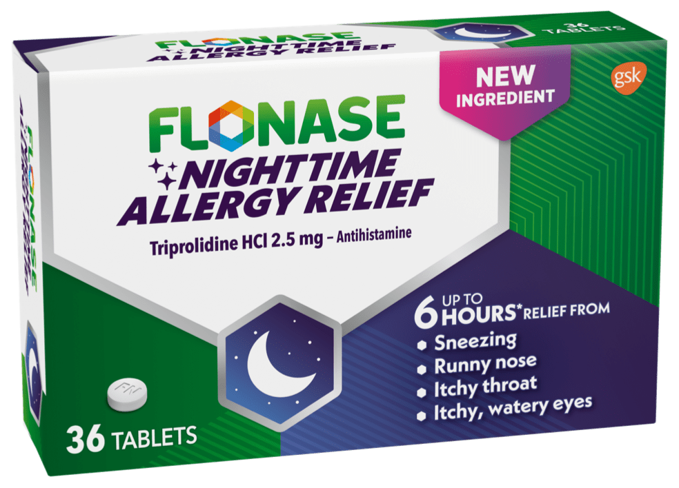 FLONASE Nighttime Allergy Relief Tablets 36