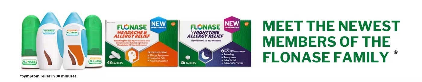 FLONASE Allergy Relief products for adults and children
