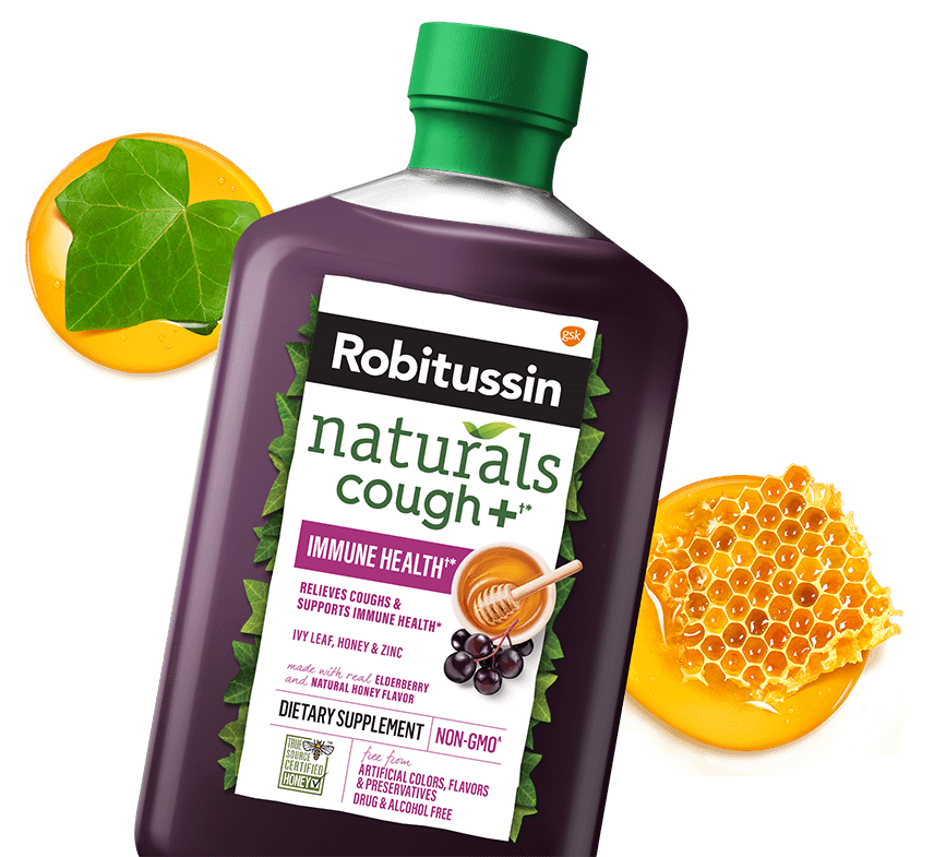 Robitussin Naturals Cough+ Immune Health Dietary Supplement
