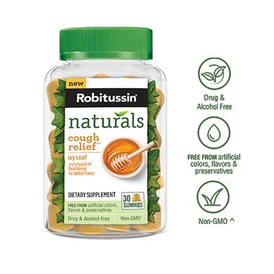 Robitussin Naturals Cough+ Gummies Dietary Supplement