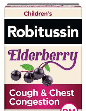 Robitussin Children’s Elderberry Cough + Chest Congestion DM Robitussin Children’s Elderberry Cough + Chest Congestion DM