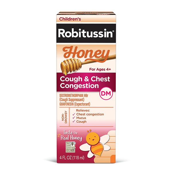 Robitussin’s Children’s Honey Cough & Chest Congestion DM