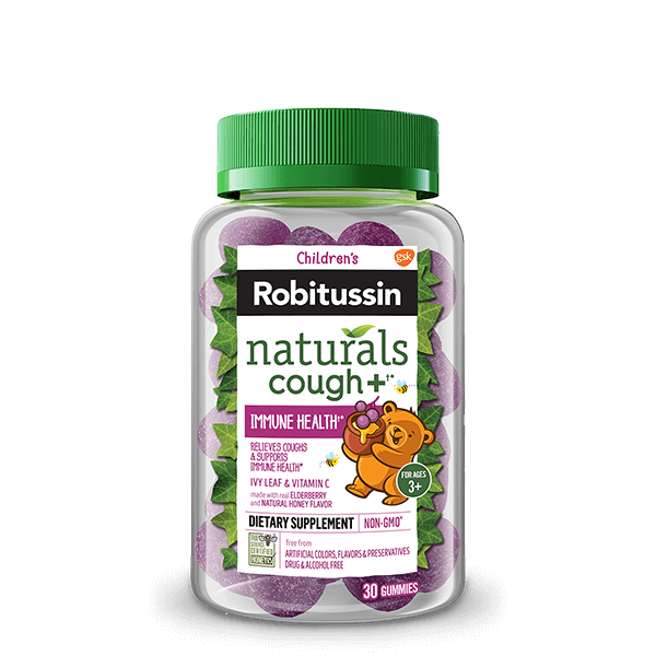 Robitussin Children’s Naturals Cough+ Immune Health Gummies Dietary Supplement